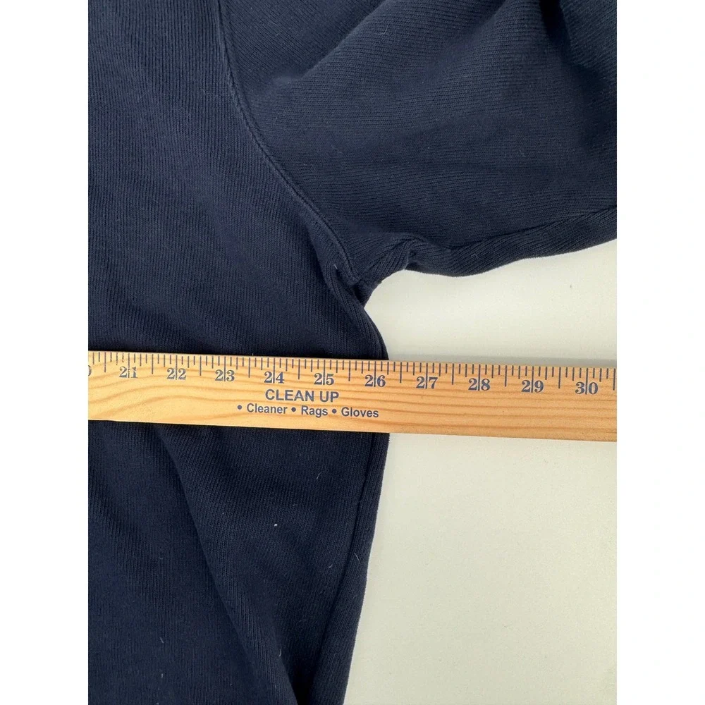 Polo Ralph Lauren Mens Sweater Quarter Zip XL Pullover Navy‎ Blue Red Pony Logo